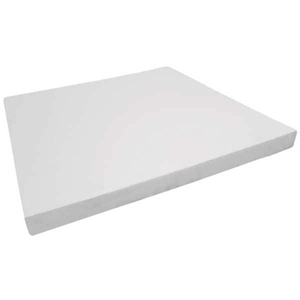Foam Sheet, Crosslink, 24 in W, 24 in L, 1 in Thick, White