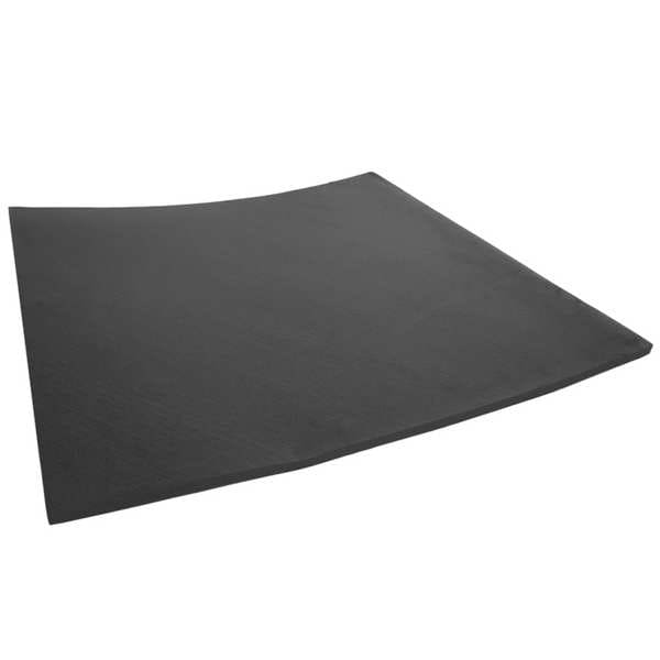 Foam Sheet, Crosslink, 24 in W, 24 in L, 1/2 in Thick, Charcoal