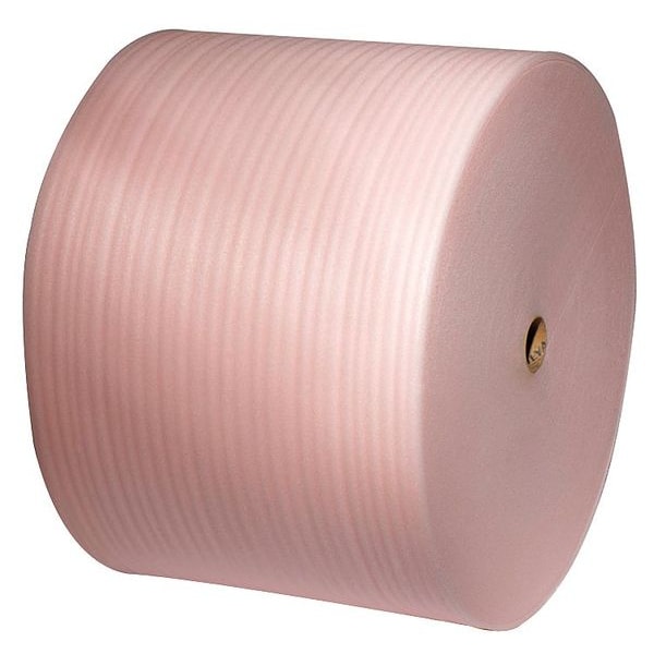 Anti-Static Foam Roll 12" x 550 ft., 1/8" Thickness, Pink, Pk6