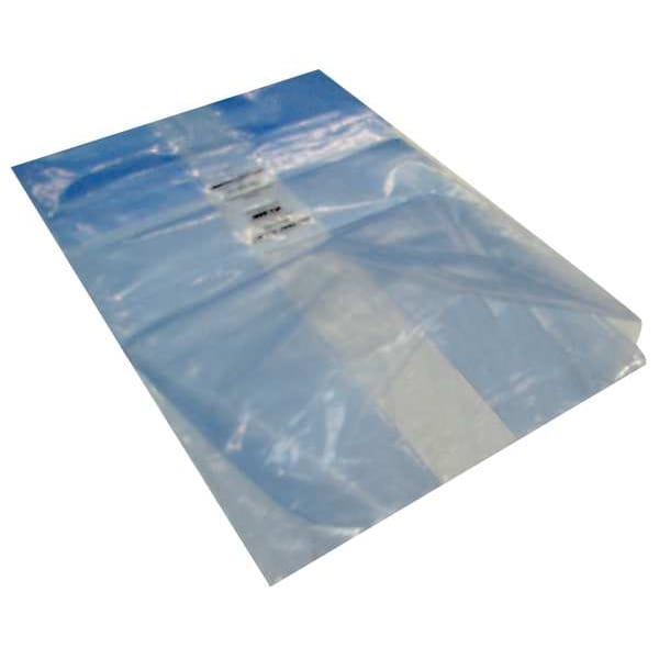 VCI Bags, 21" x 16", 4 mil, Blue, Single Storm Flap, 400 PK
