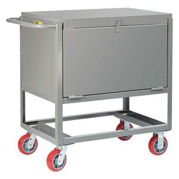 Platform Truck, Lid/Gate, Solid, 24x36"