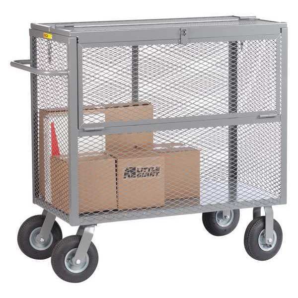 Security Box Truck, 1200 lb., 30 x 60", 1200 lb Capacity, 30" W x 60" L x
