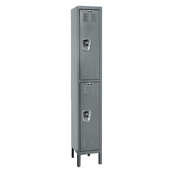 ReadyBuilt Locker, 12"X15"X78", Dbl Tier
