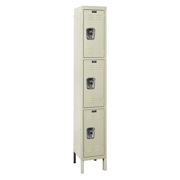 ReadyBuilt Locker, 12"X12"X78", Trpl Tier