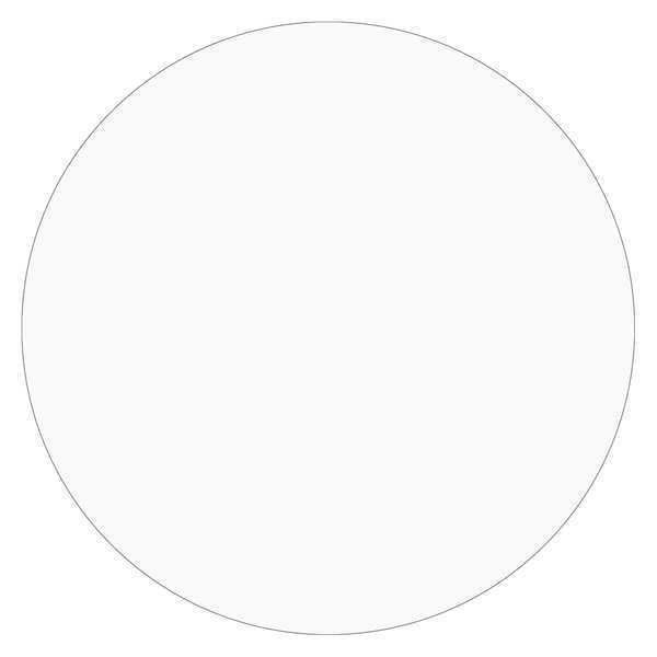 Tape Logic Inventory Circle Labels, 3", White, 500/Roll