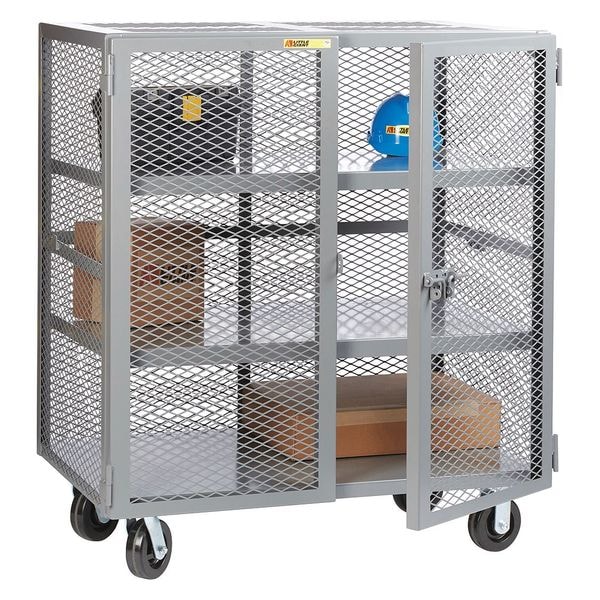Mobile Storage Locker, 2 Shelf, 24x60