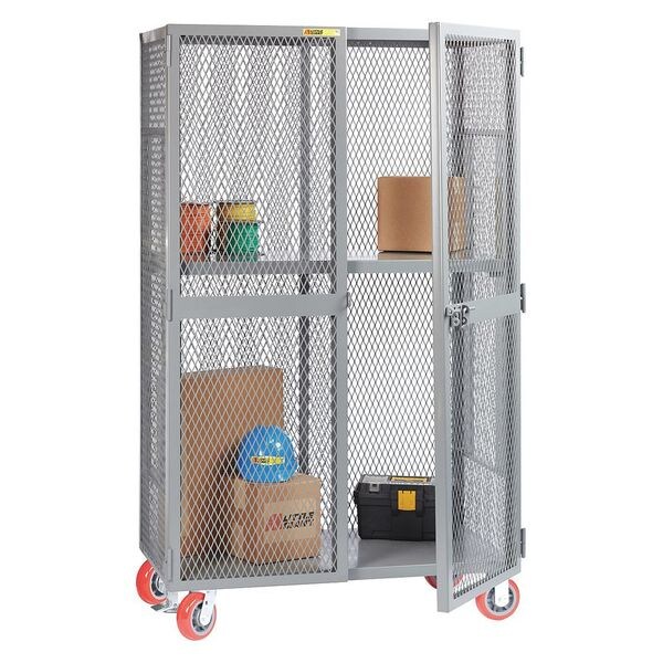 Mobile Storage Locker, 30x48, Adj Shelf