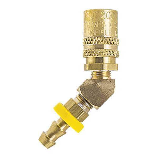 Push-On Stem, 45deg, 3/8"x3/8"