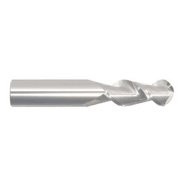 Ball End Mill, 1" Dia, Carbide