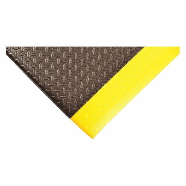 Antifatigue Mat, 60 ft. L x 4 ft. W, 1/2" Thickness, Closed Cell PVC Foam, Diamond Plate