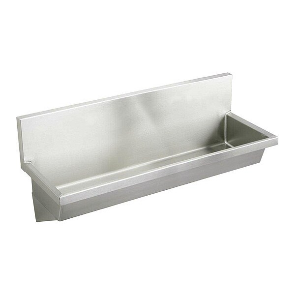 Wash Sink, EWMA72200, 0 Hole, 69" x 16.5", Buffed Satin