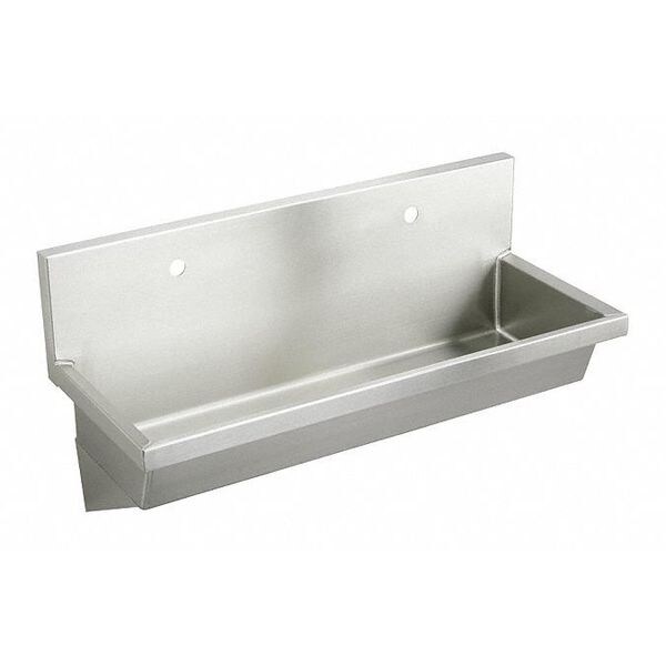 Wash Sink 45" x 16", 1, 2, Wall Hung, 14 ga. 304 Stainless Steel