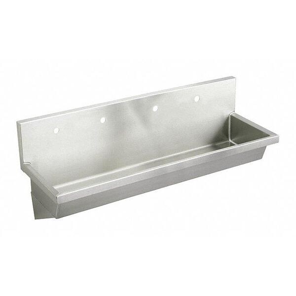 Sink 93" x 16.5", 1, 4, Wall Hung, 14 ga. 304 Stainless Steel