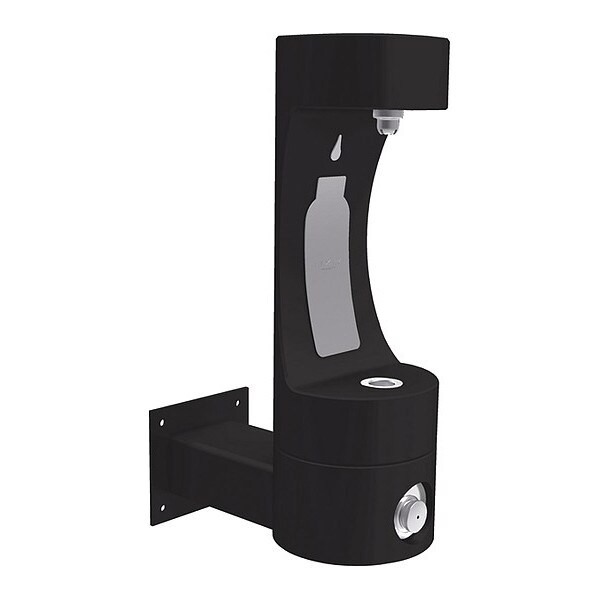 EZH20 Bttl Fill Statn, Wall Mnt, Black 1 Levels, Black, Outdoor