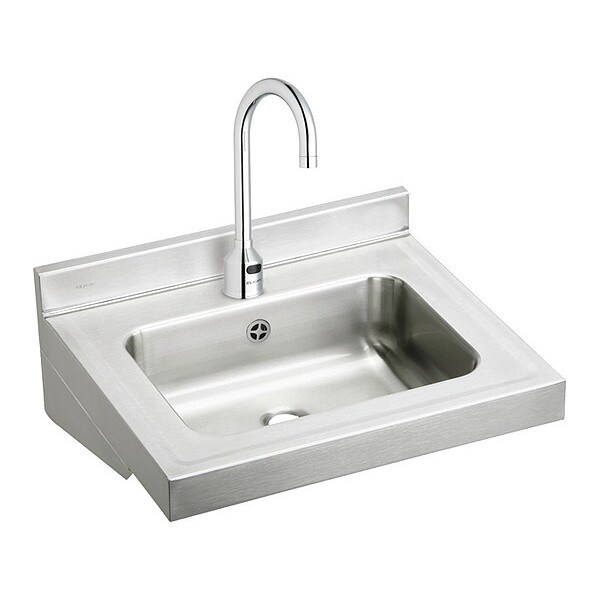 Lavatory Sink Kit 16" x 11.5", 1, 1, Wall Hung, 18 ga. 304 Stainless Steel
