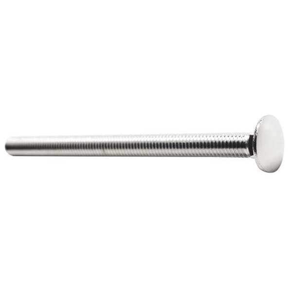 Carriage Bolt, Square Neck, 3/8"-16, 1 in L, 18-8 Stainless Steel, Not Graded, NL-19(SM), 25 PK