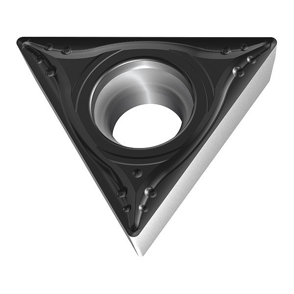 Triangle Turning Insert, Triangle, 3/8 in, TPGT, 0.4 mm, Carbide
