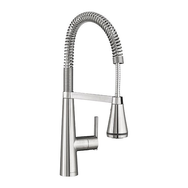 EdgwaterSelctflo SemiPro Kitchen Ss, Lever Handle, Single Hole Only Mount, 1 Hole