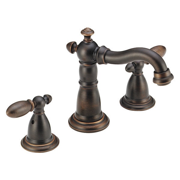 Dual Handle Widespread Lavatory Faucet, 4" to 16" Mount, Venetian Bronze