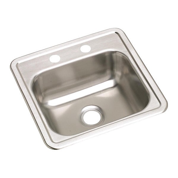 Sink, Drop-In Mount, 3 Hole, Satin