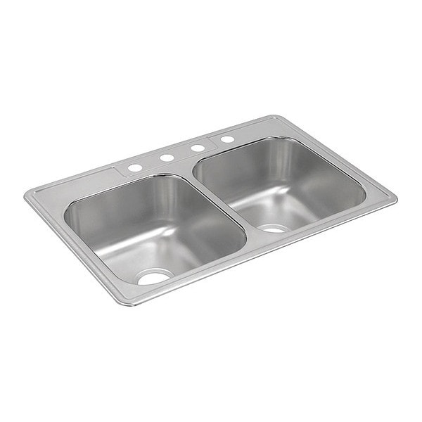 Sink, SS, 33x22x8-3/16", Top