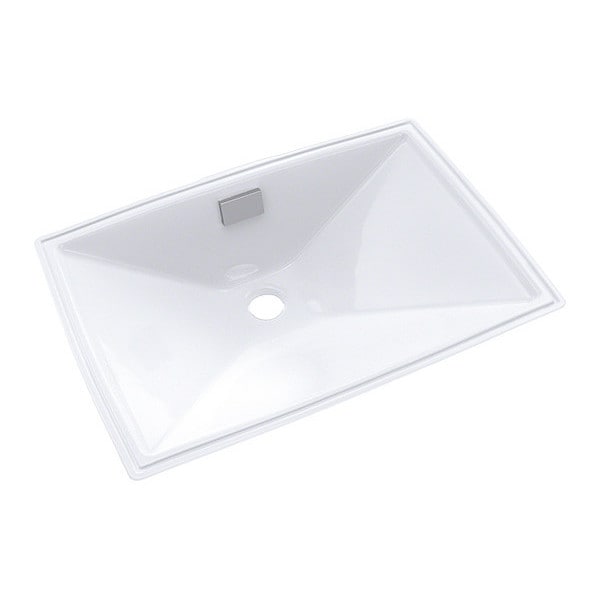 Lavatory w/Sanagloss, Under Cnter, 21x14"