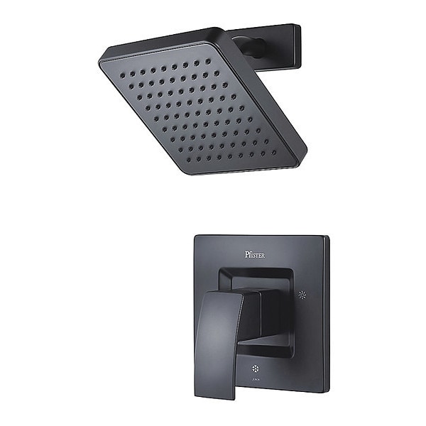 Shower Head, Kenzo, 2.0 gpm, Matte Black