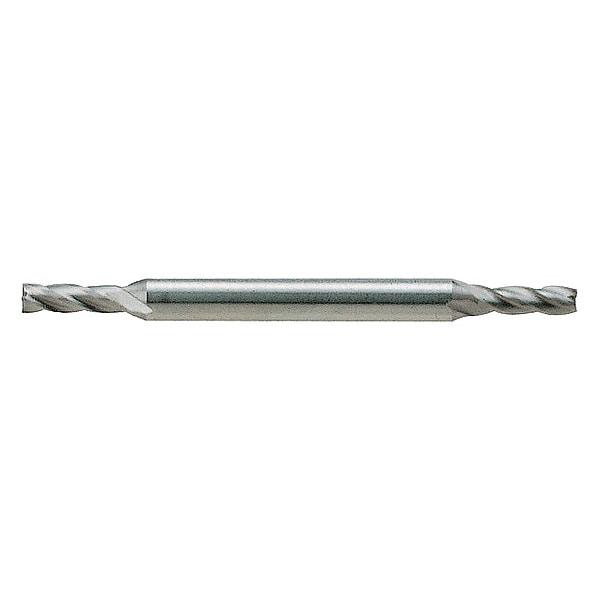Sq. End Mill, Double End, HSS, 3/32