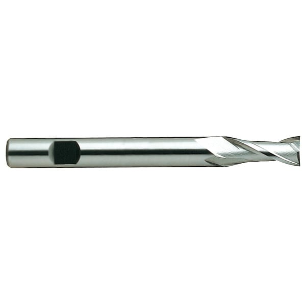 Square End Mill, Single End, 5/8", Cobalt