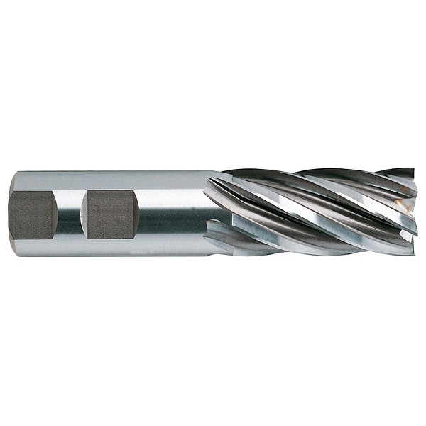 Square End Mill, Single End, 5/8", Cobalt