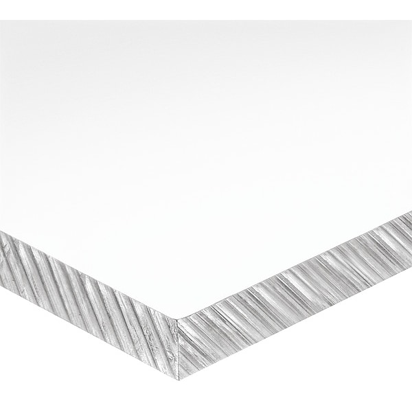 Colorless Polycarbonate Polycarbonate Sheet 12" L x 12" W x 1/2" Thick