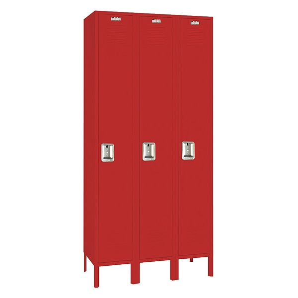 Wardrobe Locker, 36 in W, 12 in D, 78 in H, (1) Tier, (3) Wide