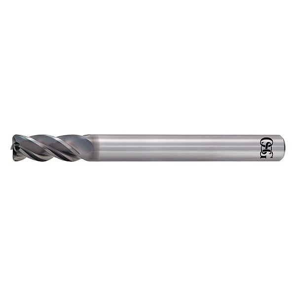 Corner Radius End Mill, 0.25 in, Carbide