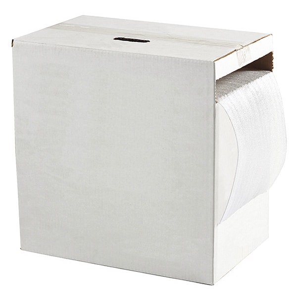 Packing Foam Roll, Non-Perforated, 12" W, Box Width: 13"