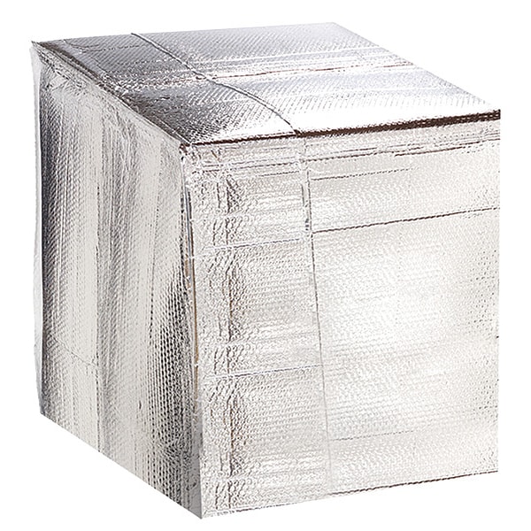 Silver Insulated Pallet Cover, 40 in W, 48 in L, 5 PK