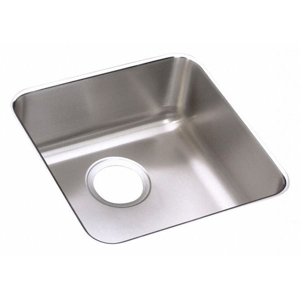 Lustertone Classic Stainless Steel, 14-1/2" x 14-1/2" x 4-7/8" Single Bowl Undermount ADA Sink