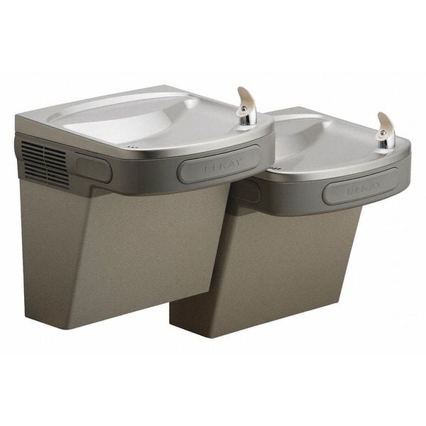 Wall Mount Water Cooler, 2 Level, 36.75" D, 25.3125" H, 19" W