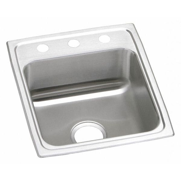 Sink, 20 Ga, SS, 17x20x7.125", Top