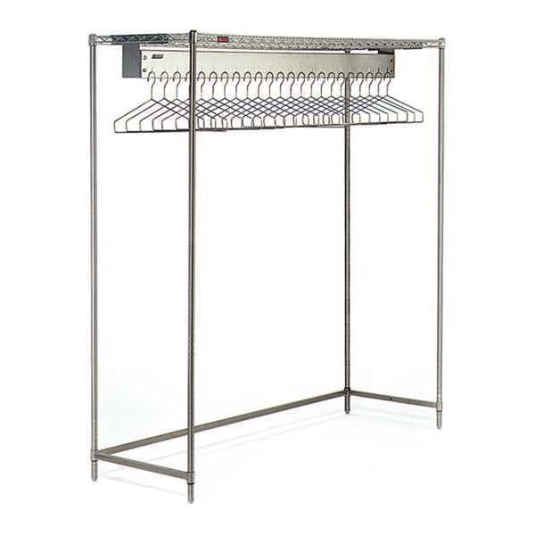 Freestanding Gowning Rack, EP, 24"Wx60"L
