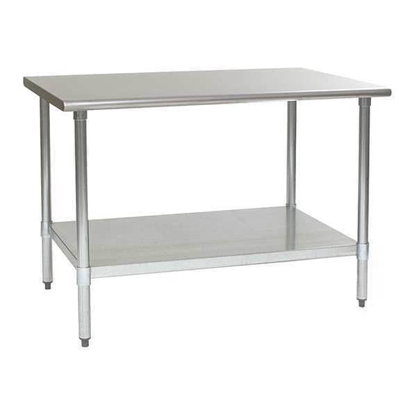 Table, Galv Legs/Shelf, Budget, 24"Wx24"L