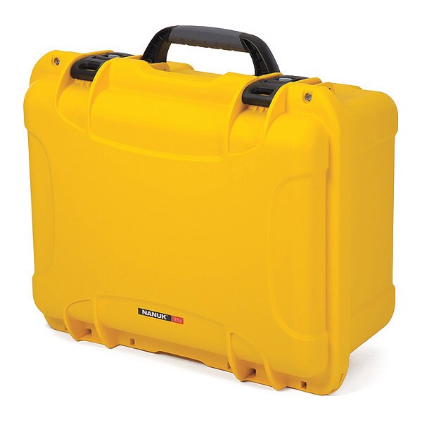 Yellow Carrying Case, 19.9"L x 16.1"W x 10.1"D