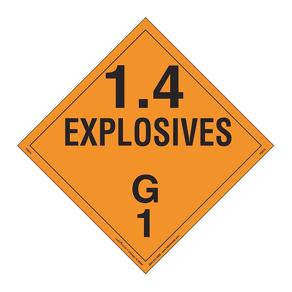 Explosive Class 1.4 G, PK25