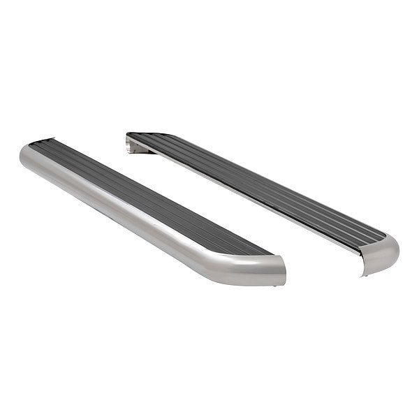 6-1/2" Polished Stainless Steel Aluminum Running Boards
