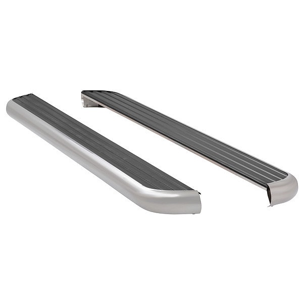 6-1/2" Polished Stainless Steel Aluminum Running Boards