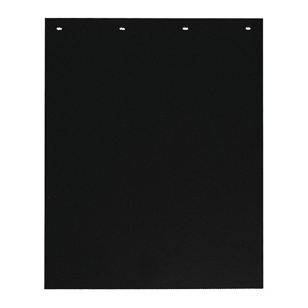 Mudflap, Black, Polymer, 24" x 36", PK2, 2 PK