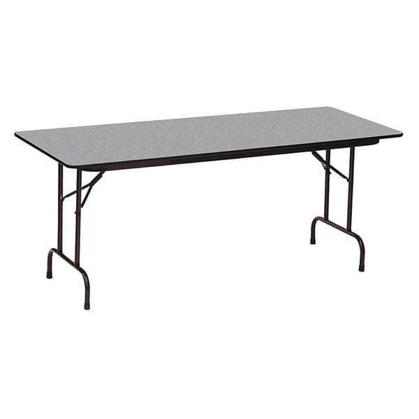 Rectangle Commerical Adjustable Height Folding Utility Table, High Pressure Laminate Top