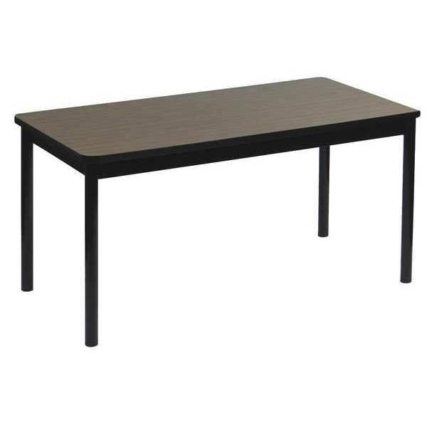 Rectangle Library Table, 48" L, 29" H, Walnut