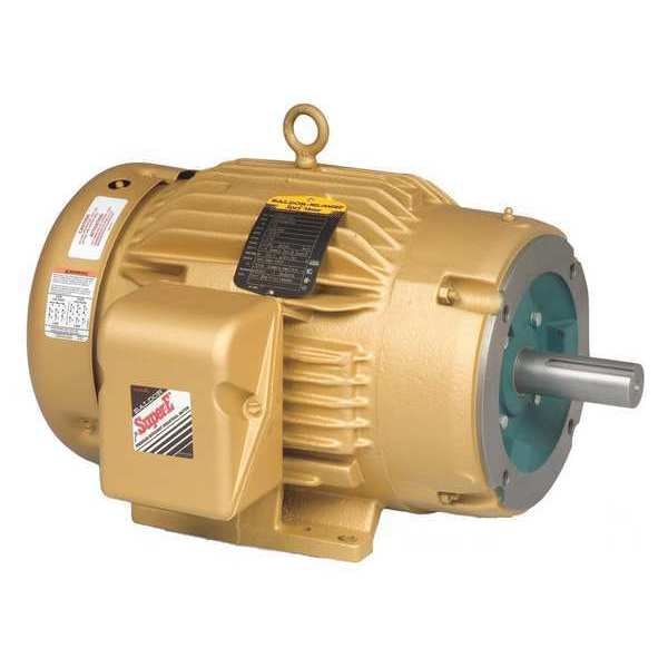 Three-Phase AC Induction Motor, 15 HP, 254TC Frame, 230V AC, 460V AC Voltage, 3,520 Nameplate RPM