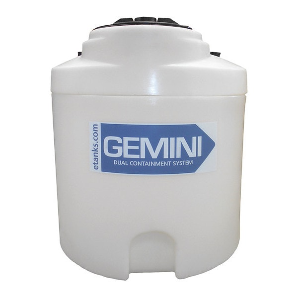 Storage Tank, Double Wall Vertical, XLPE 1.9, Nat, 20 Gal