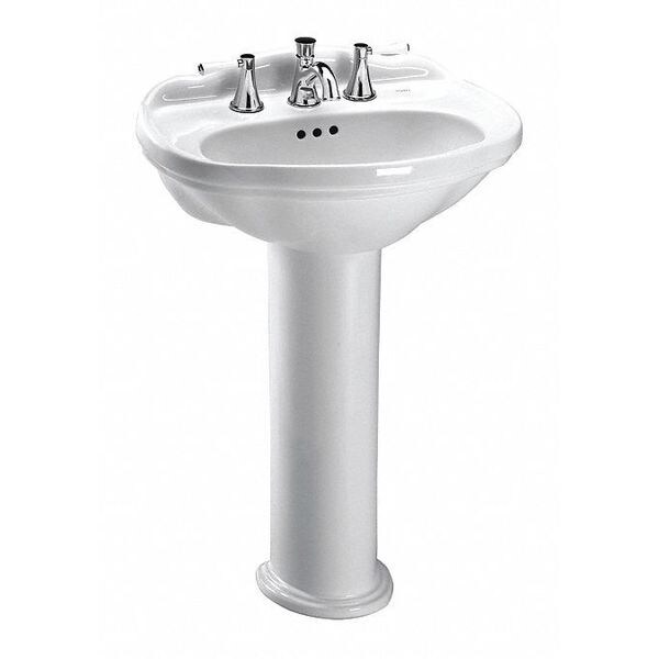 8" Mount, Whitney, 8 Center Lav, Ped Cotton, Cotton
